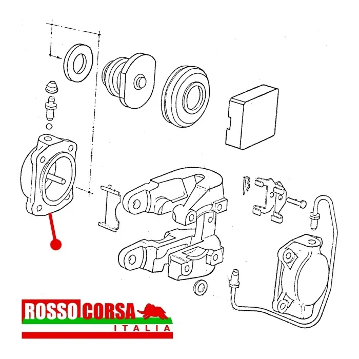 Cilindretto freno posteriore Dunlop Fulvia 1°serie – ∅33 - immagine 3